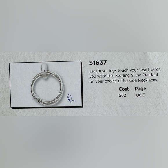 Silpada Sterling Pendant - Picture 2 of 2